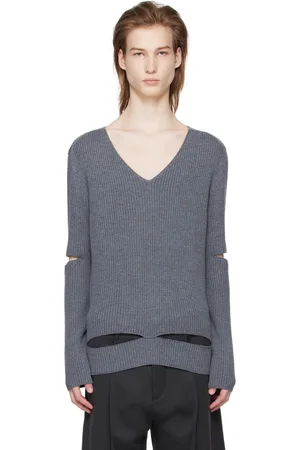 T/SEHNE SSENSE Exclusive Gray Sweater