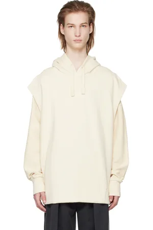 T/SEHNE Off-White Layered Hoodie