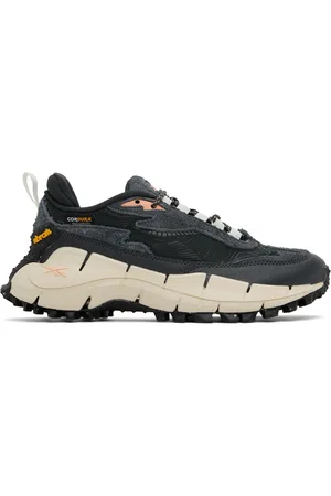 Reebok Black & Gray Zig Kinetica 2.5 Edge Sneakers