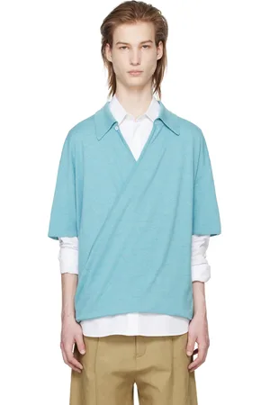 T/SEHNE SSENSE Exclusive Blue Polo