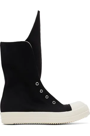 Rick Owens Black Barre Boot Sneakers