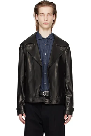Emporio Armani Plongé Leather Jacket