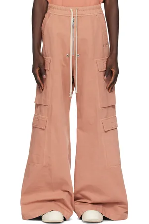 Rick Owens Pink Jumbo Bela Cargo Pants