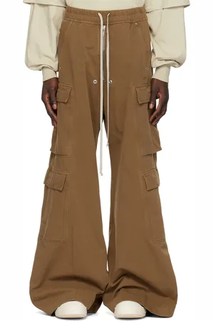 Rick Owens Brown Jumbo Bela Cargo Pants