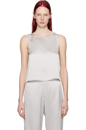 Leset Gray Barb Tank Top