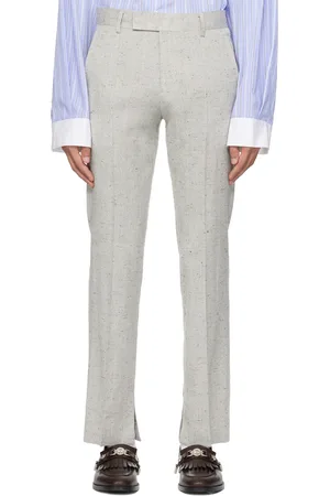 SYSTEM Gray Set Up Trousers