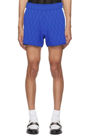 SYSTEM Blue Drawstring Shorts
