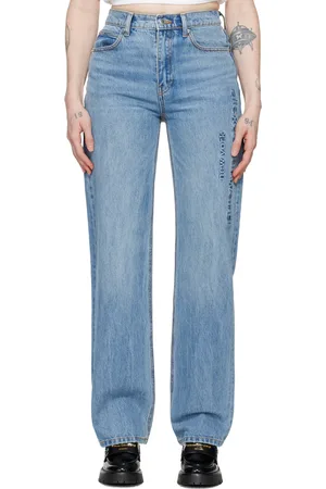 ALEXANDER WANG, Super EZ Embossed Logo Jeans, Women