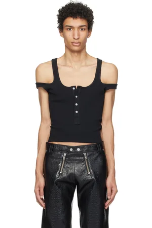 K.NGSLEY Black 2-Way Tank Top