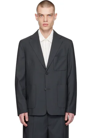 mfpen Gray Patch Pocket Blazer
