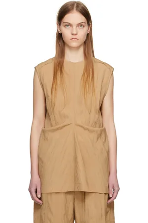 STUDIO NICHOLSON Beige Garda Tank Top