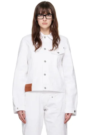 J.W.Anderson White Twisted Denim Jacket