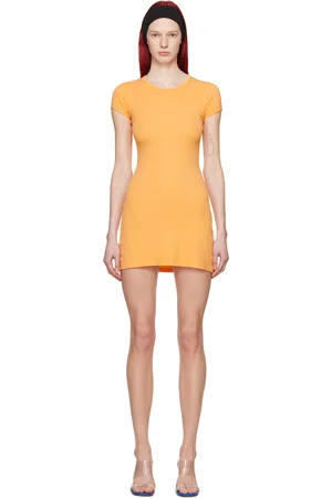 Gil Rodriguez Orange Bellevue Minidress