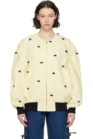pushBUTTON Yellow Ribbon Bomber Jacket