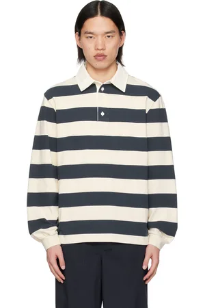 Palmes White & Navy Colt Rugby Polo