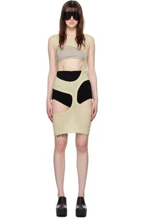 Rick Owens Off-White Membrane III Minidress