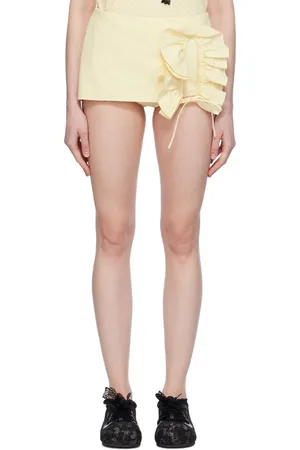 pushBUTTON Yellow Micro Skort