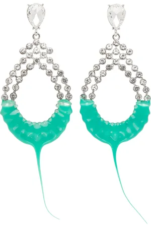OTTOLINGER Silver & Diamond Loop Earrings