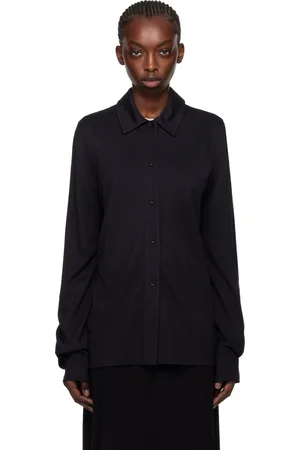 Totême Black Button Shirt