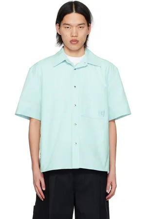 WOOYOUNGMI Blue Vented Shirt