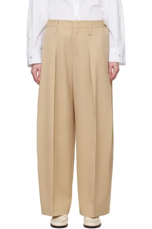 WOOYOUNGMI Beige Wide Trousers