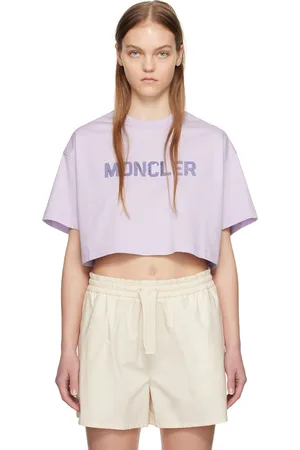 Moncler Purple Sequinned T-Shirt