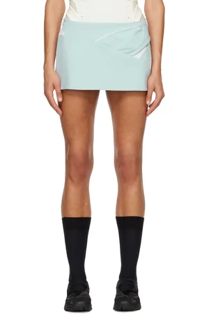 Hyein Seo SSENSE Exclusive Blue Miniskirt