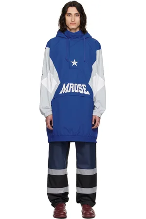 MARTINE ROSE Blue Stretched Jacket