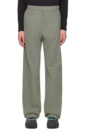 Uncertain Factor Khaki Roll Trousers