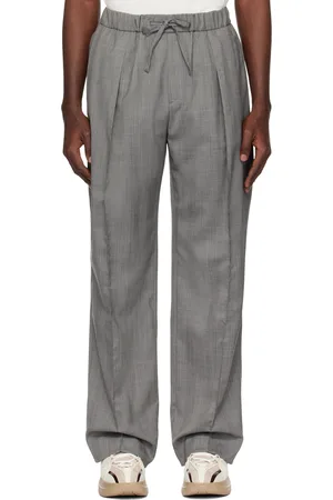 WOOYOUNGMI Gray Drawstring Trousers