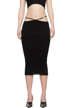 AMIRI Staggered Midi Skirt