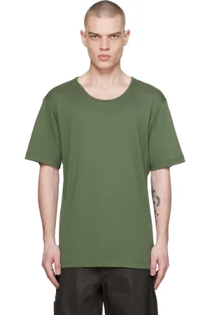 LEMAIRE Green Rib T-Shirt