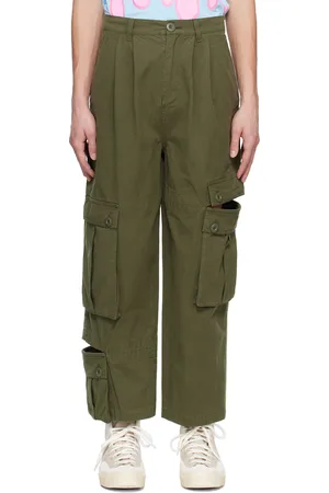 PAM PERKS AND MINI Khaki Bri Bri Cargo Pants