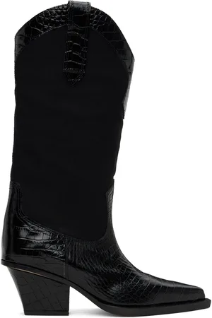 PARIS TEXAS Black Rosario Boots