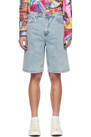 PAM PERKS AND MINI Blue Troop Denim Shorts