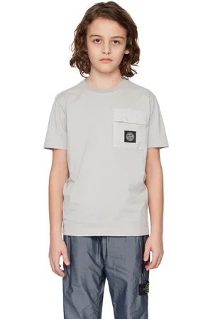 Stone Island Kids Gray 20247 T-Shirt