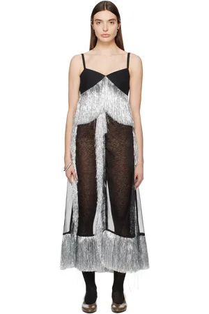 Nicklas Skovgaard Black & Silver Adyson Maxi Dress