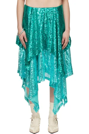 Nicklas Skovgaard Blue Colette Midi Skirt