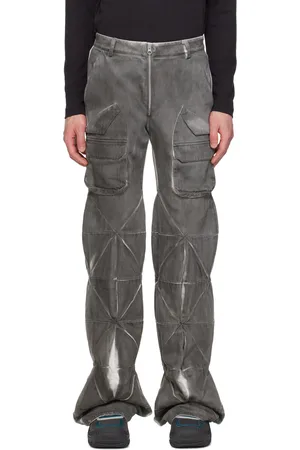 Uncertain Factor Gray Dustman Particle Storm Cargo Pants