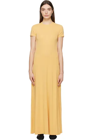 Totême Yellow Fluid Maxi Dress