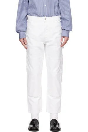 Le PÈRE White Paneled Trousers