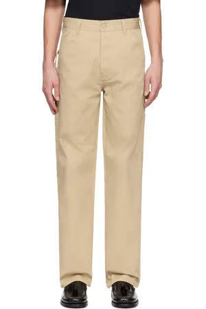 Le PÈRE Beige Straight-Leg Trousers