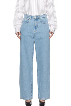 Rohe Blue Wide-Leg Jeans