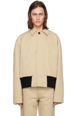 Le PÈRE Beige Rib Jacket