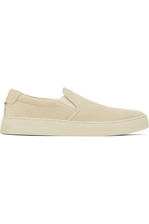 HUGO BOSS Beige Slip-On Sneakers