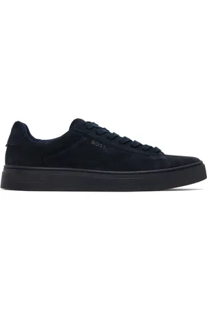 HUGO BOSS Navy Lace-Up Sneakers