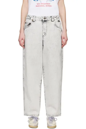DIME White Baggy Jeans