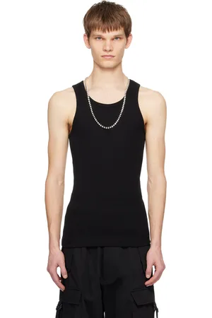 Givenchy Black Extra Slim Fit Tank Top