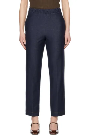 Max Mara Navy Ballata Trousers