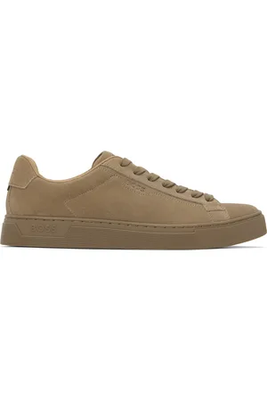 HUGO BOSS Brown Lace-Up Sneakers